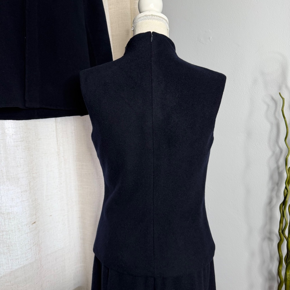 Ralph Lauren Wool Angora Cashmere‎ Skirt Blouse Jacket Set Union Made USA 4/6 - Picture 8 of 16
